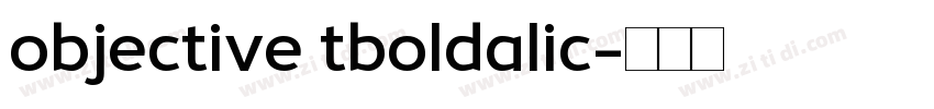 objective tboldalic字体转换